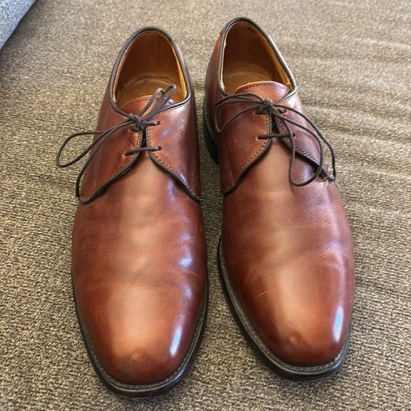 Allen Edmonds Durand Men\'s Brown  Leather‎ Oxford Lace Up Dress Shoes Size 9.5 D main image 5
